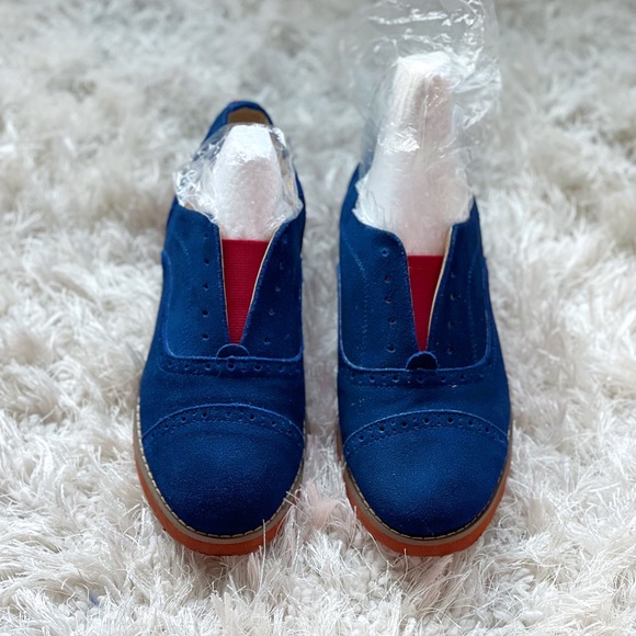 TOMMY HILFIGER Navy Blue Oxfords - Picture 2 of 13